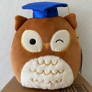 Squishmallows Arella the Graduation Owl 8” NWT